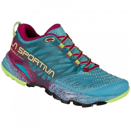 Akasha Ii Womens Trail Running Shoe La Sportiva New Zealand Topaz Red Plum - Image 1