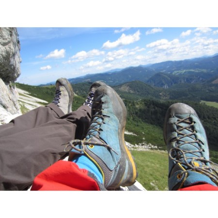 Boulder X Mid Gtx Blue Yellow La Sportiva New Zealand - Image 4