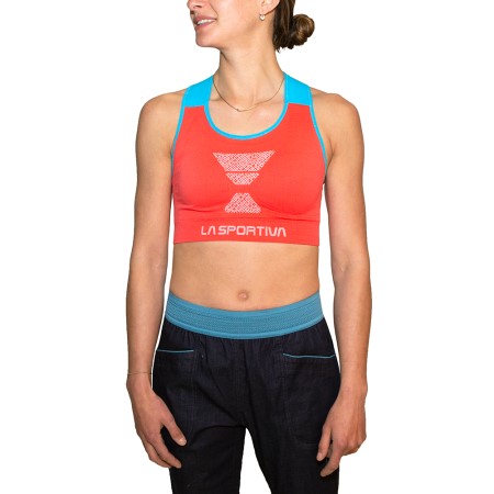 Focus Top W Hibiscus Malibu Blue La Sportiva New Zealand - Image 1