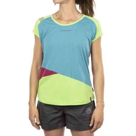 Hold T-Shirt W Topaz Red Plum La Sportiva New Zealand - Image 1