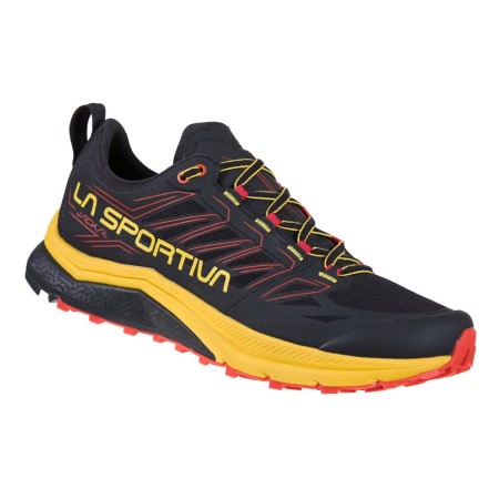 Jackal Mens Trail Running Shoe La Sportiva New Zealand Black Yellow - Image 1