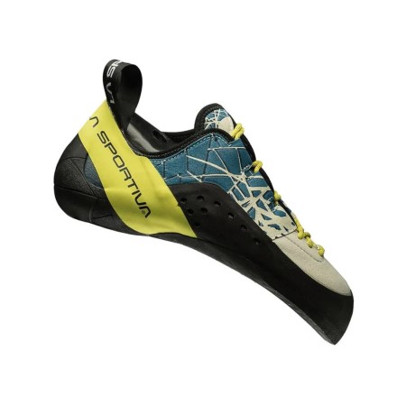 Kataki Mens Climbing Shoe La Sportiva New Zealand Ocean Sulphur - Image 1