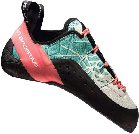 kataki_women_climbing_shoe_la_sportiva_new_zealand_mint_coral.jpg Kataki Women Climbing Shoe La Sportiva New Zealand Mint Coral - Image 1