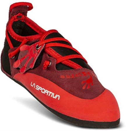 Kids Stickit Rock Climbing Shoe Chili Poppy La Sportiva New Zealand - Image 2