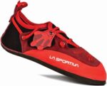 Kids Stickit Rock Climbing Shoe Chili Poppy La Sportiva New Zealand - Image 3