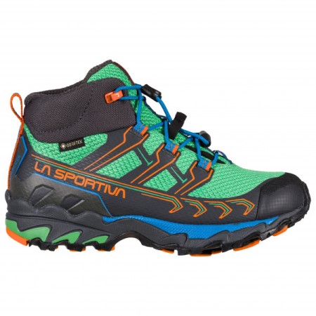 Kid's Ultra Raptor Ii Mid Gtx La Sportiva New Zealand Carbon Flame - Image 1