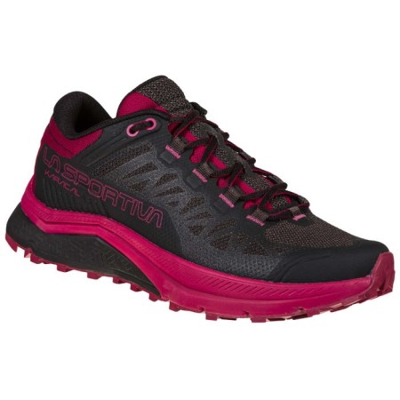 La Sportiva New Zealand Black Red Plum Karacal Womens Trail Running Shoe - Image 1