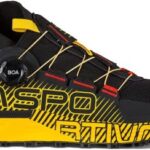 La Sportiva New Zealand Black Yellow Mens Cyklon Trail Running Shoes W Boa Lacing System