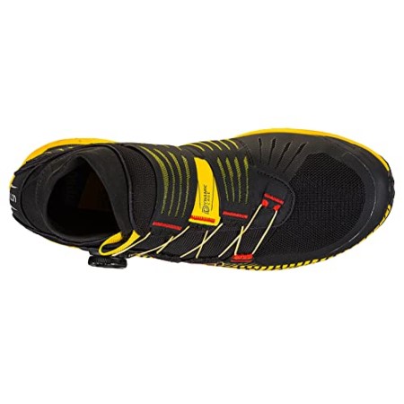 La Sportiva New Zealand Black Yellow Mens Cyklon Trail Running Shoes W Boa Lacing System - Image 5