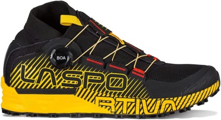 La Sportiva New Zealand Black Yellow Mens Cyklon Trail Running Shoes W Boa Lacing System - Image 1