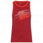 La Sportiva New Zealand Chili Poppy Stripe Tank - Image 2
