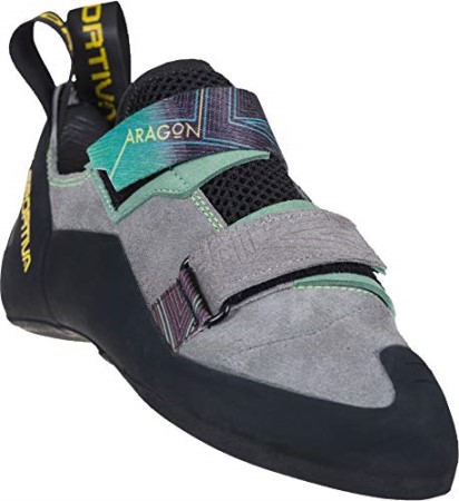 La Sportiva New Zealand Clay Jasmine Green Mens Aragon Rock Climbing Shoes - Image 3