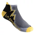 La Sportiva New Zealand Grey Yellow Climbing Socks