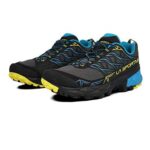 La Sportiva New Zealand Multicoloured Carbon Tropic Blue 000 Men Akyra Trail Running Shoes - Image 3
