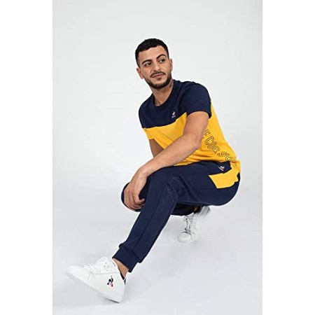 La Sportiva New Zealand Navy Yellow Le Coq Sport-Shirt - Image 5