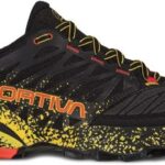 Mens Akasha Ii Trail Running Shoes Black Yellow La Sportiva New Zealand