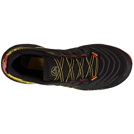 Mens Akasha Ii Trail Running Shoes Black Yellow La Sportiva New Zealand - Image 5