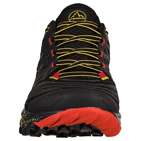 Mens Akasha Ii Trail Running Shoes Black Yellow La Sportiva New Zealand - Image 6