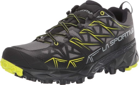 Mens Akyra Gtx Trail Running Shoes Carbon Apple Green La Sportiva New Zealand - Image 1