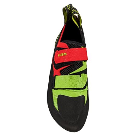 Mens Kubo Rock Climbing Shoes Goji Neon La Sportiva New Zealand - Image 5