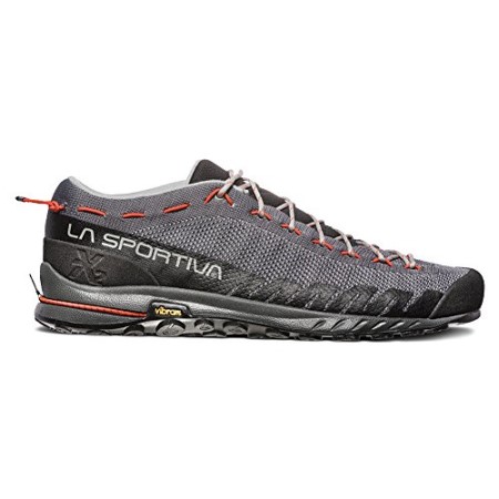Mens Tx2 Approach Climbing Shoes La Sportiva New Zealand Carbon Tangerine - Image 2