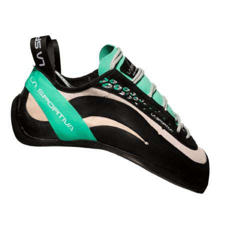 Miura Womens Climbing Shoe La Sportiva New Zealand White Jade Green - Image 1