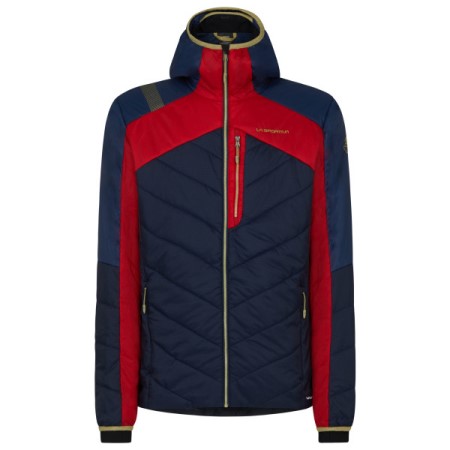 Mythic Primaloft Jacket La Sportiva New Zealand Night Blue Tango Red - Image 2