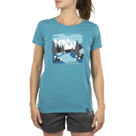 valley_t_shirt_w_la_sportiva_new_zealand_topaz.jpg Valley T-Shirt W La Sportiva New Zealand Topaz - Image 1