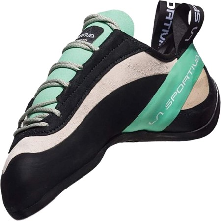 womens_miura_rock_climbing_shoes_la_sportiva_new_zealand_white_jade_green.jpg Womens Miura Rock Climbing Shoes La Sportiva New Zealand White Jade Green - Image 1