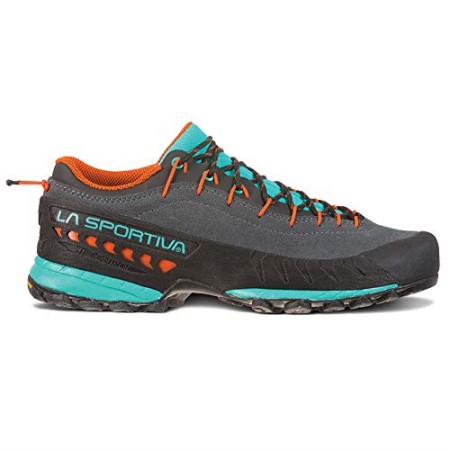 Womens Tx4 Approach Hiking Shoes Carbon Aqua La Sportiva New Zealand - Image 2
