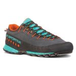 Womens Tx4 Approach Hiking Shoes Carbon Aqua La Sportiva New Zealand - Image 3