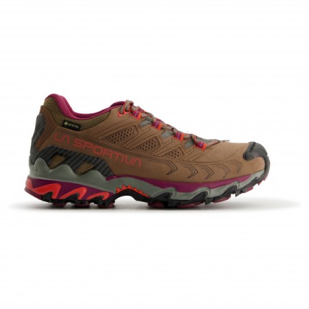 Women's Ultra Raptor Ii Leather Wide Gtx La Sportiva New Zealand Taupe Red Plum - Image 1