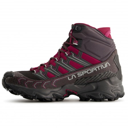 Women's Ultra Raptor Ii Mid Gtx La Sportiva New Zealand Carbon Red Plum - Image 5