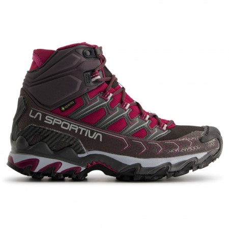 Women's Ultra Raptor Ii Mid Gtx La Sportiva New Zealand Carbon Red Plum - Image 1
